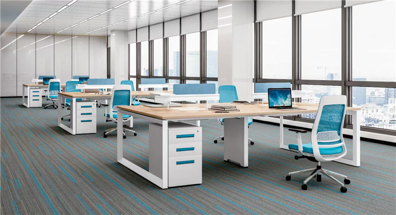 开放式办公工位